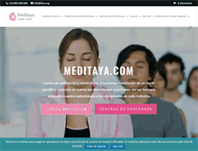 Tablet Screenshot of meditaya.com